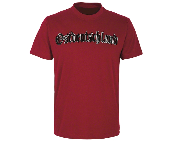 Ostdeutschland Logo - Männer T-Shirt - burgundy