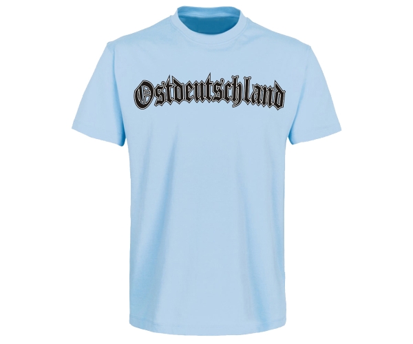 Ostdeutschland Logo - Männer T-Shirt - hellblau