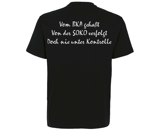 Vom BKA gehasst - Ostdeutschland - Männer T-Shirt - schwarz