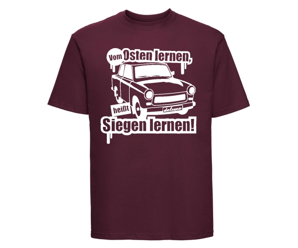 Vom Osten lernen heißt siegen lernen - Männer T-Shirt - burgundy