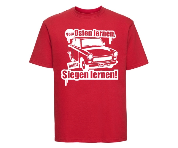 Vom Osten lernen heißt siegen lernen - Männer T-Shirt - rot