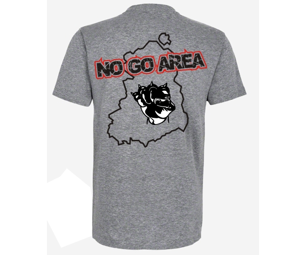 Ostdeutschland - No go Area - klassisch - Männer T-Shirt - grau-meliert