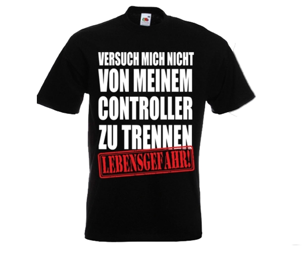 Lebensgefahr - Controller - Männer T-Shirt