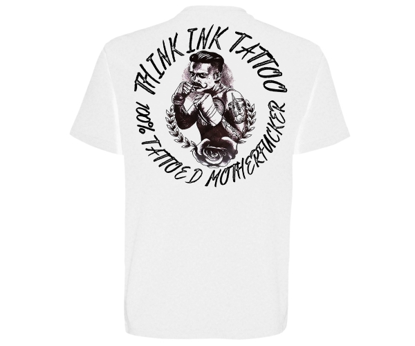 Think Ink - Boxer Männer T-Shirt weiß