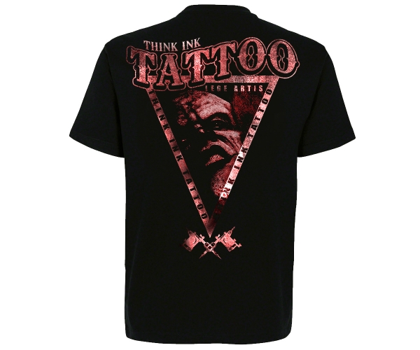 Think Ink - Tribal of Death Männer T-Shirt schwarz-rot