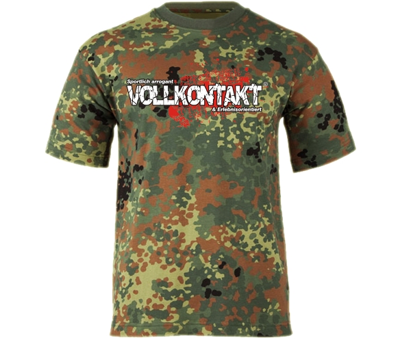 Vollkontakt - Männer camo T-Shirt - flecktarn