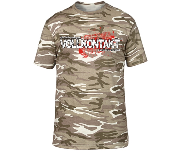 Vollkontakt - Männer camo T-Shirt - operation