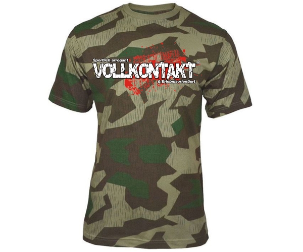 Vollkontakt - Männer camo T-Shirt - Splintertarn