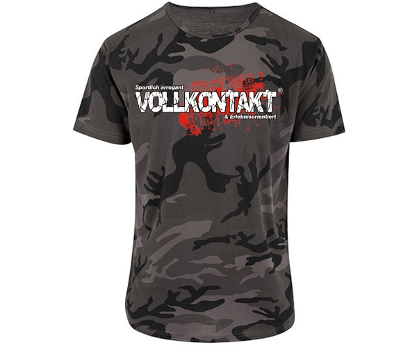 Vollkontakt - Männer camo T-Shirt - darkcamo