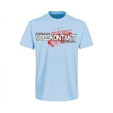 Vollkontakt - Logo - Männer T-Shirt - hellblau