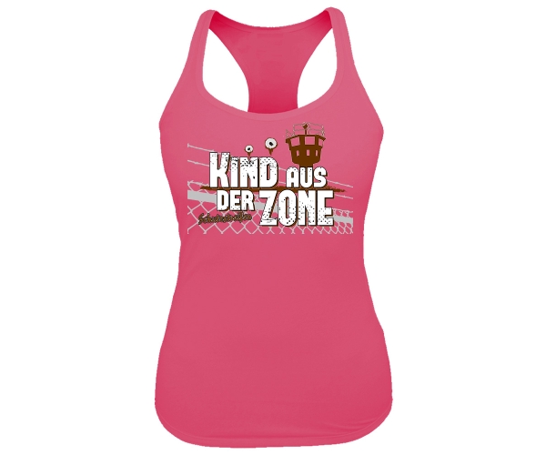 Kind aus der Zone - Frauen Tank Top - pink