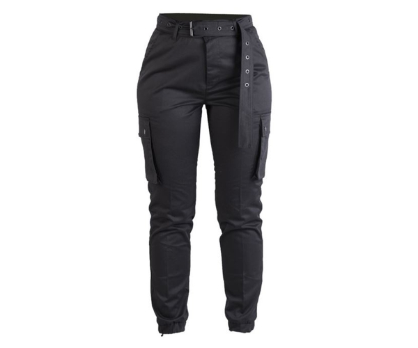 Frauen Army Style Hose - schwarz