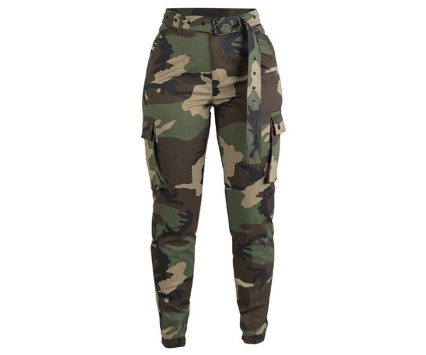 Frauen Army Style Hose - woodland