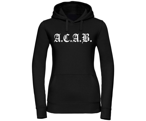 ACAB - Old School - Frauen Kapuzenpullover - schwarz