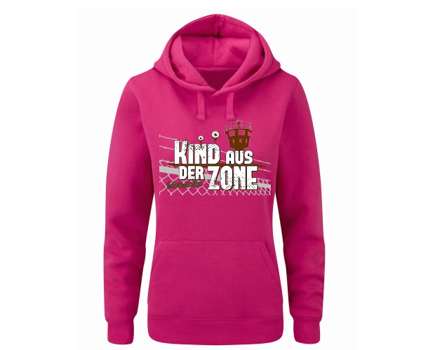 Kind aus der Zone - Frauen Kapuzenpullover - pink