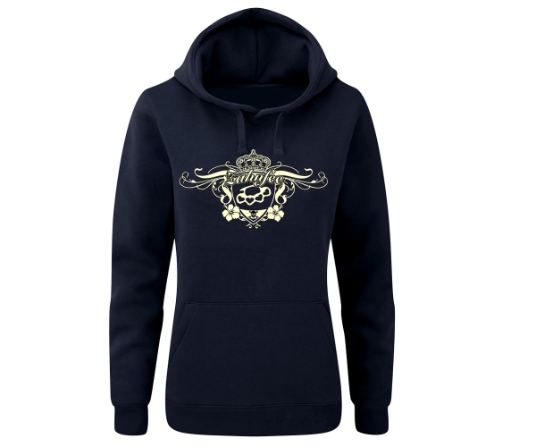 Zahnfee Krone - Frauen Kapuzenpullover - navy