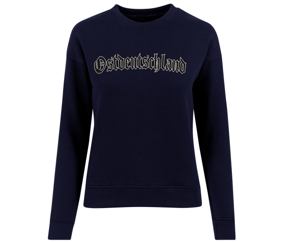 Ostdeutschland Logo - Frauen Pullover - navy