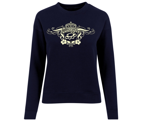 Zahnfee Krone - Frauen Pullover - navy