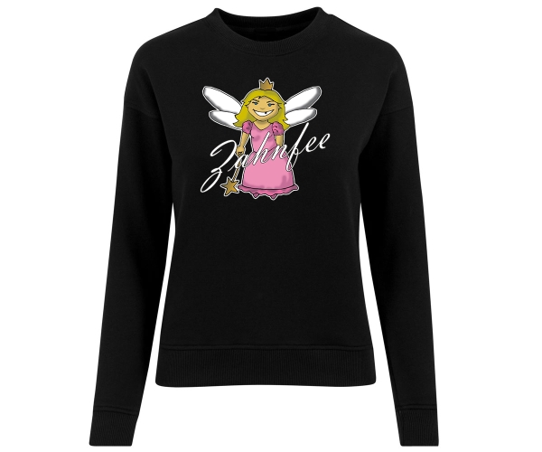 Zahnfee Logo - Frauen Pullover - schwarz