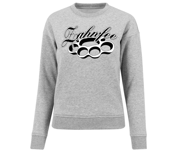 Zahnfee Edition 10 - Frauen Pullover - grau-meliert