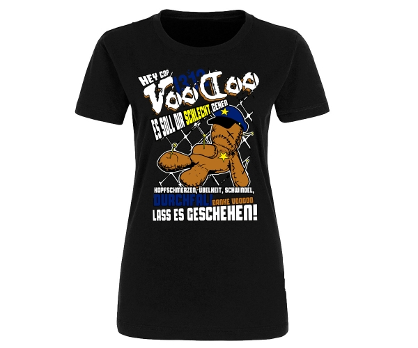 1312 - Voodoo - Frauen Shirt - schwarz