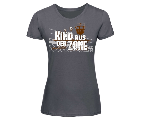 Kind aus der Zone - Frauen Shirt - grau