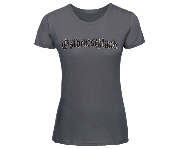 Ostdeutschland Logo - Frauen Shirt - grau