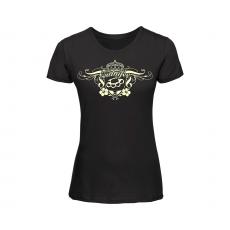 Zahnfee Krone - Frauen Shirt - schwarz
