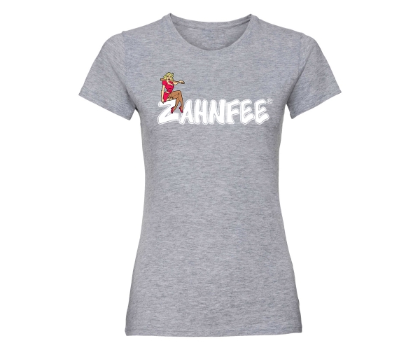 Zahnfee Keule - Frauen Shirt - grau-meliert