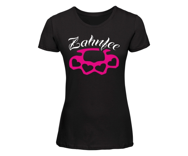 Zahnfee Herzenring - Frauen Shirt - schwarz