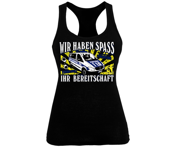 Partybus - Wir haben Spaß Ihr Bereitschaft - Frauen Tank Top - schwarz