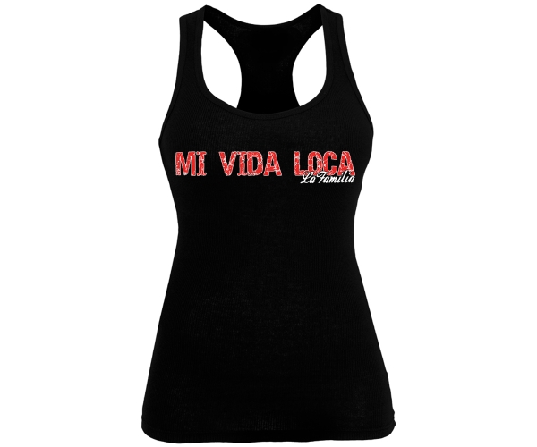 La Familia - Mi vida loca - Frauen Tank Top - schwarz