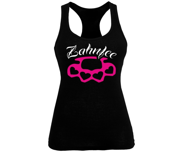 Zahnfee Herzenring - Frauen Tank Top - schwarz