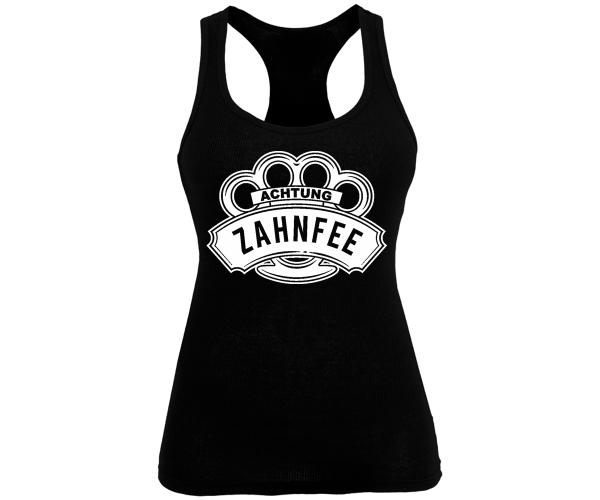 Achtung Zahnfee - Frauen Tank Top - schwarz