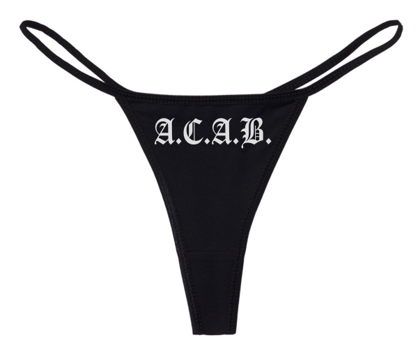 A.C.A.B. String Tanga - schwarz