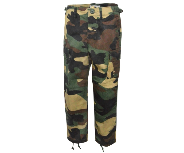 Kinder Army Cargo BDU Hose woodland