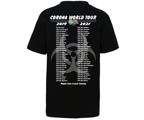 Corona World Tour Kinder T-Shirt