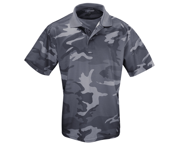 Männer Polo Shirt Quick Dry darkcamo