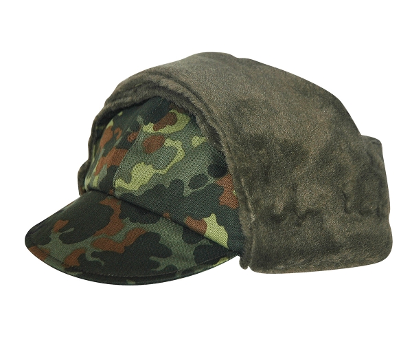 Bundeswehr Winter Mütze Flecktarn