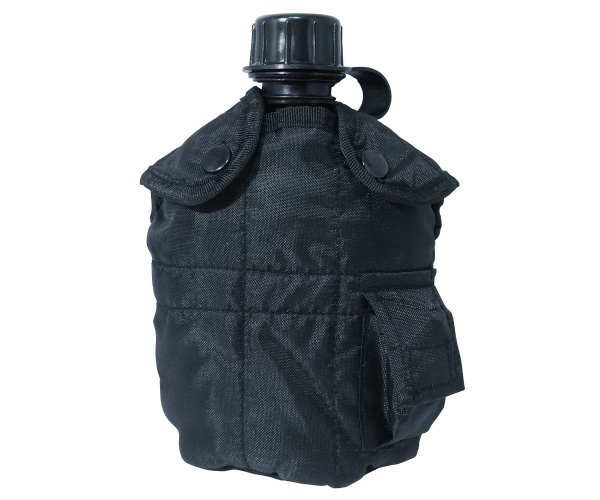 Feldflasche Army Style schwarz