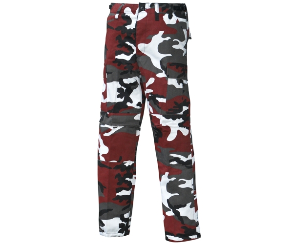 Army Cargo Outdoor Hose - red camo