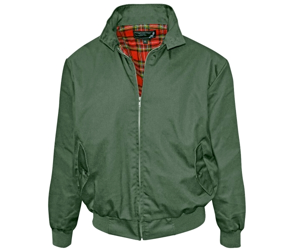 Harrington Jacke oliv