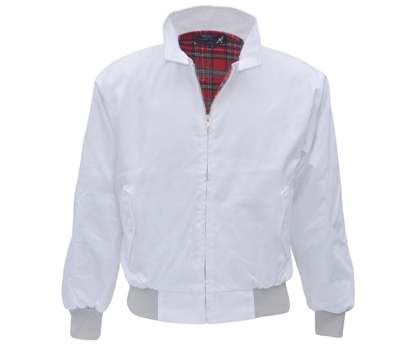 Harrington Jacke weiß