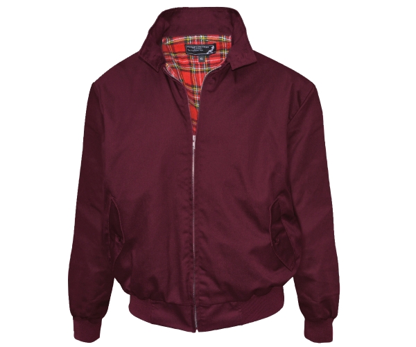 Harrington Jacke weinrot