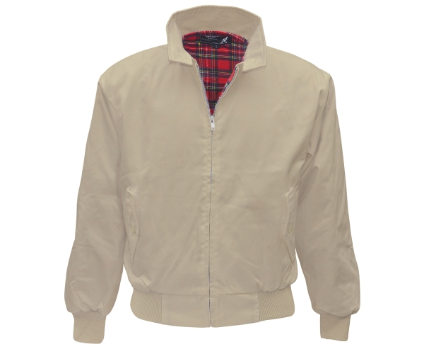 Harrington Jacke beige