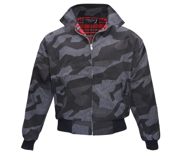 Harrington Jacke Splintertarn grau