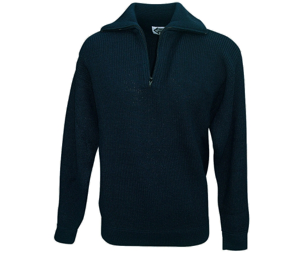 BW Seemann Pullover Marine Troyer Wolle navy