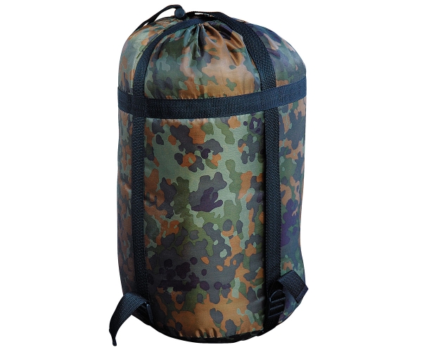 Mumien Schlafsack flecktarn