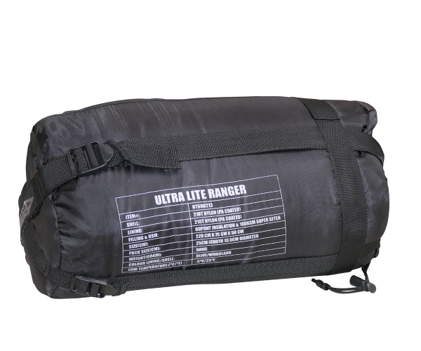 Ultra Lite Ranger Schlafsack schwarz