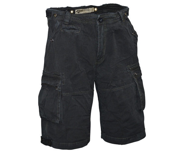 Vintage Cargo Short Safari - schwarz